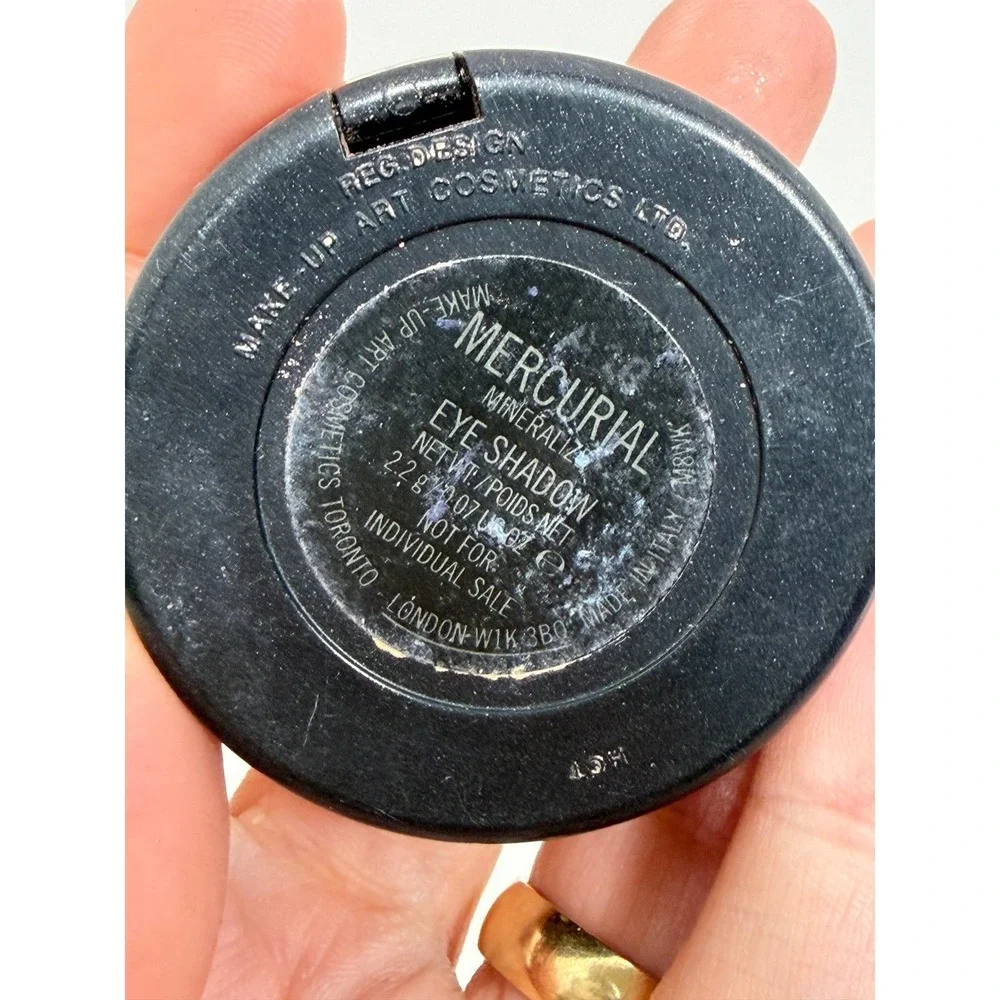 MAC Mineralize Eye Shadow Mercurial Metallic Marbled Plum Copper 0.07oz see pict